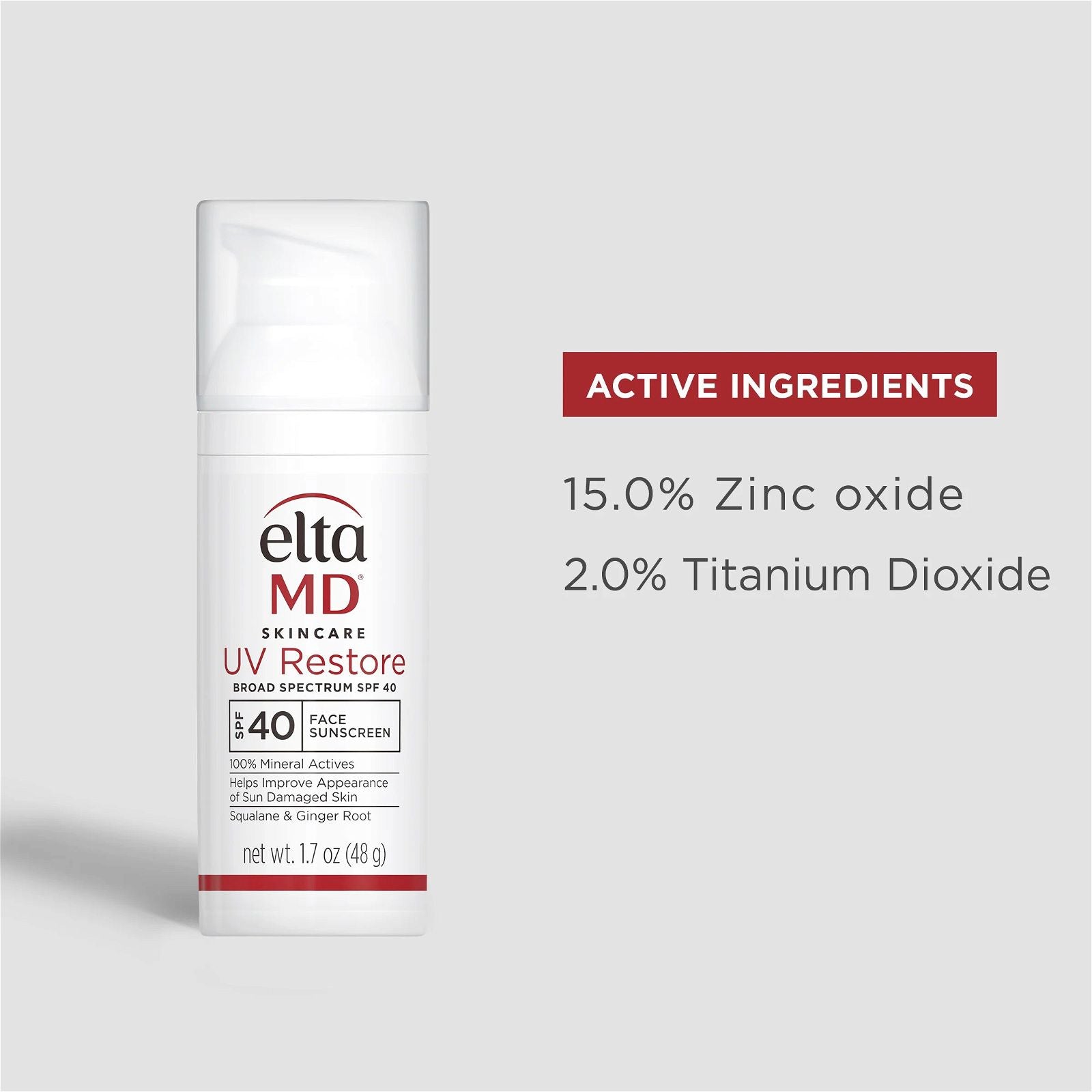 EltaMD® UV Restore non-tinted Broad-Spectrum SPF 40 - 1.7 fl. oz. / 48 g